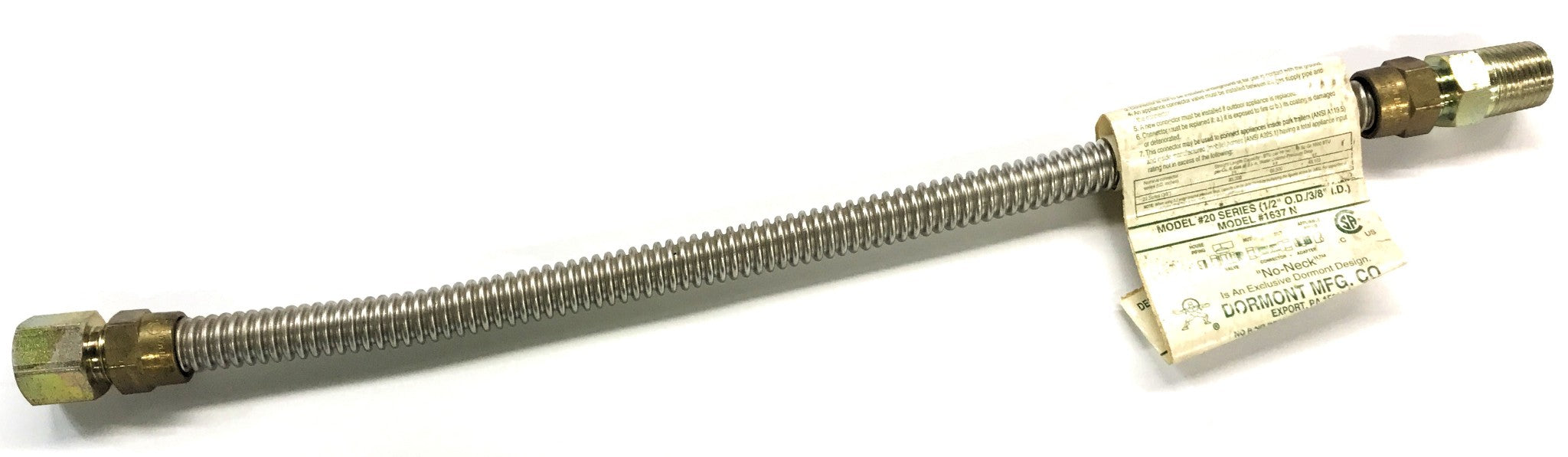 Dormont Gas Line Connector 1PX45 NOS