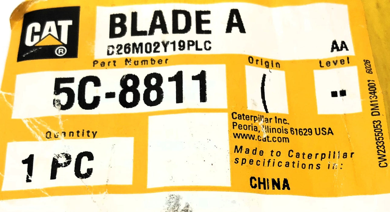 Caterpillar Wiper Blade 5C-8811 NOS