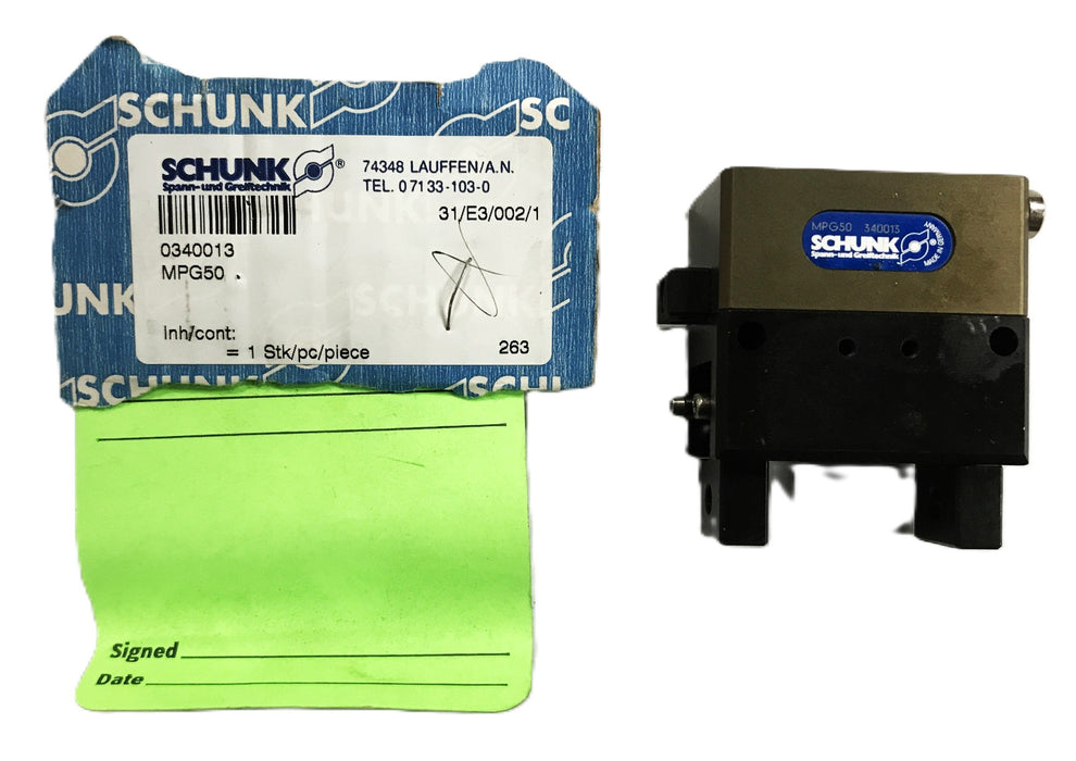 Schunk Parallel Gripper MPG50-340013 NOS