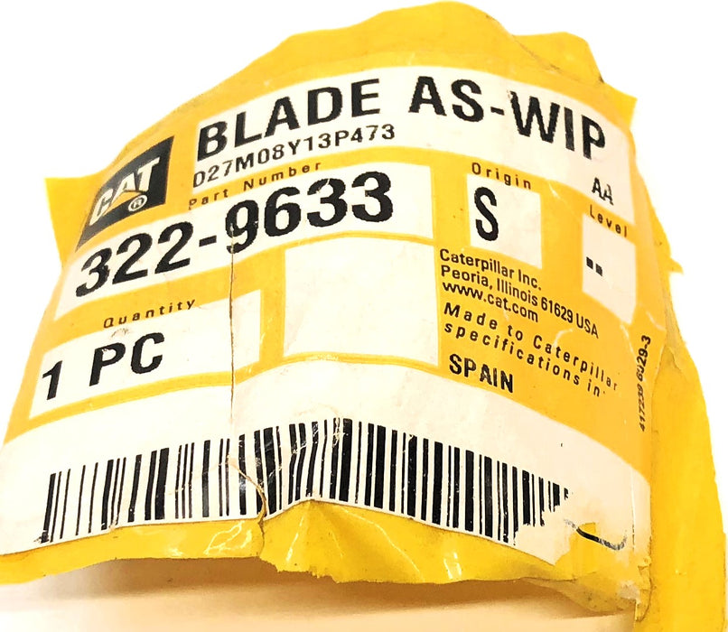 Caterpillar Wiper Blade 322-9633 NOS