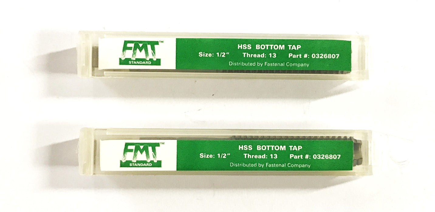 FMT 1/2-13 HSS Bottom Tap 0326807 [Lot of 2] NOS