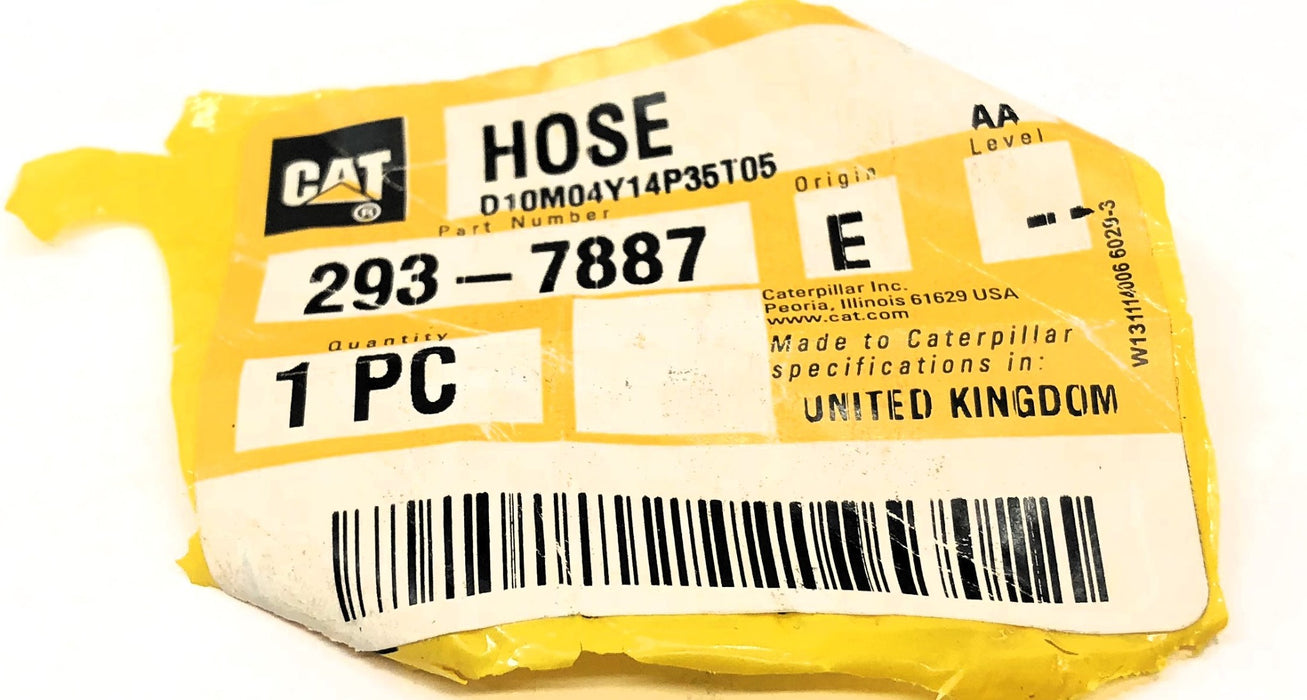 Caterpillar Coolant Hose 2937887 NOS