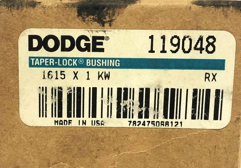 Dodge Split Taper-Lock Bushing 1615X1 KW (119048) [Lot of 2] NOS