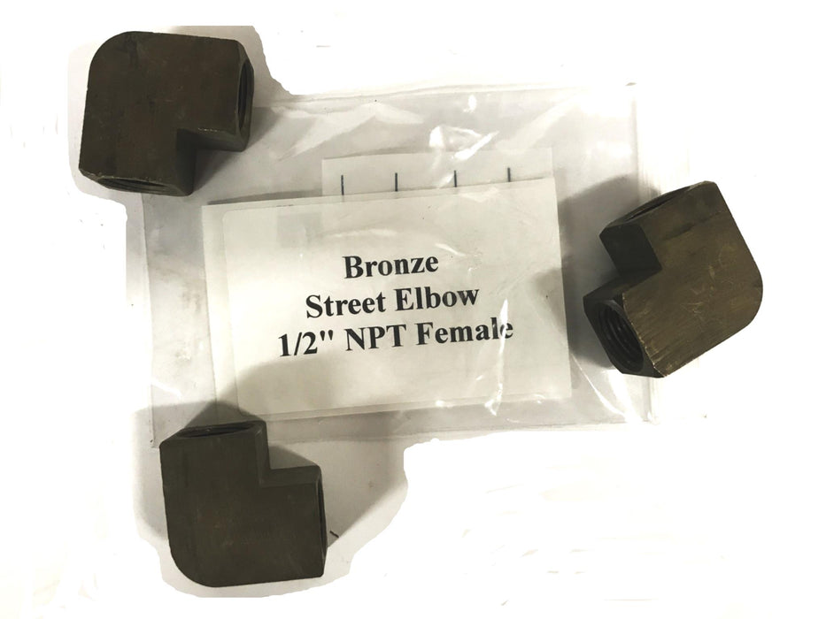 Unbranded 90 Degree Street Elbow 1/2 MPT Female [Lot of 3] USED