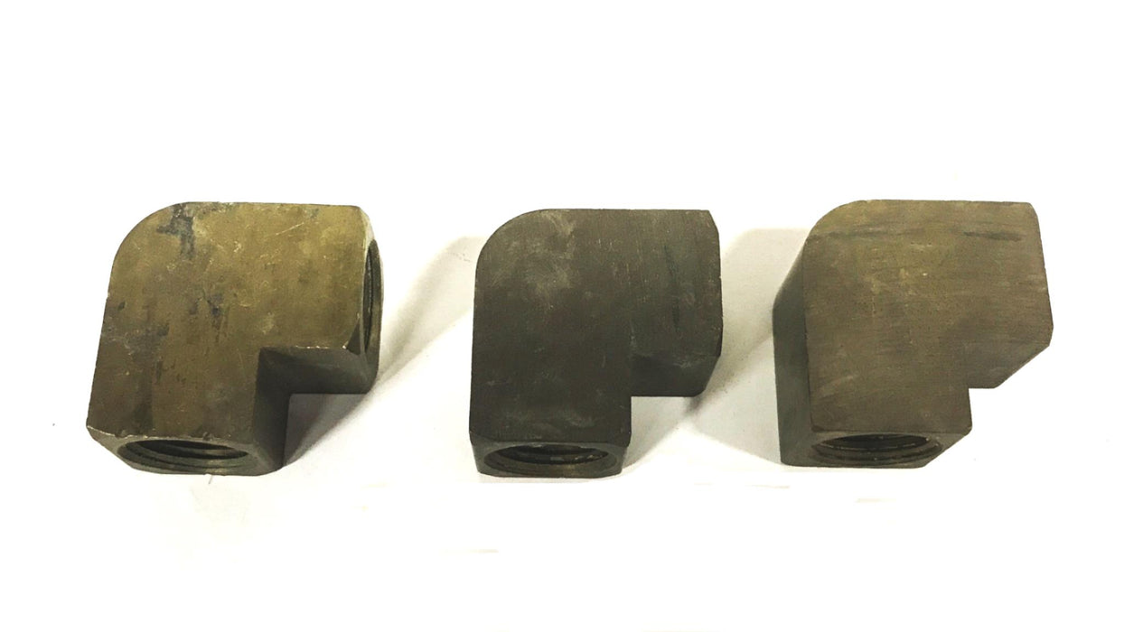 Unbranded 90 Degree Street Elbow 1/2 MPT Female [Lot of 3] USED