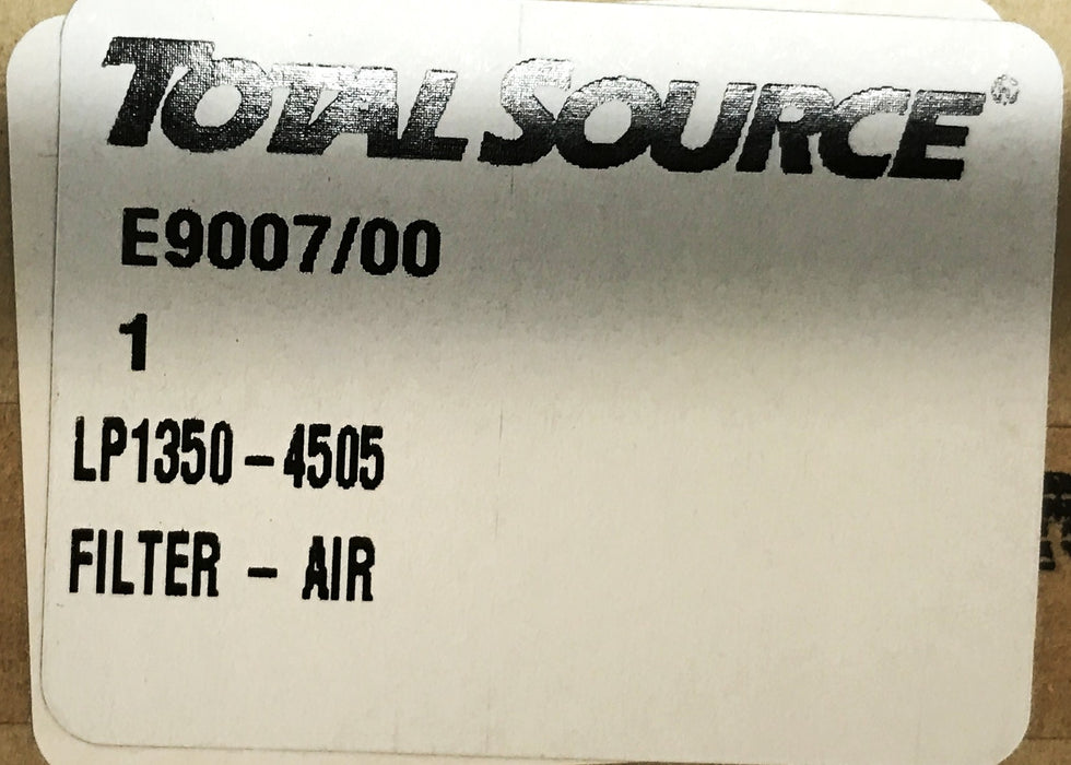 Total Source Forklift Air Filter LP1350-4505 NOS