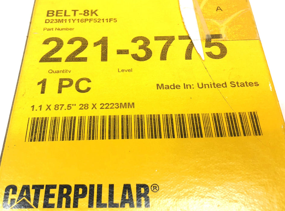 Caterpillar Serpentine Belt 221-3775 NOS