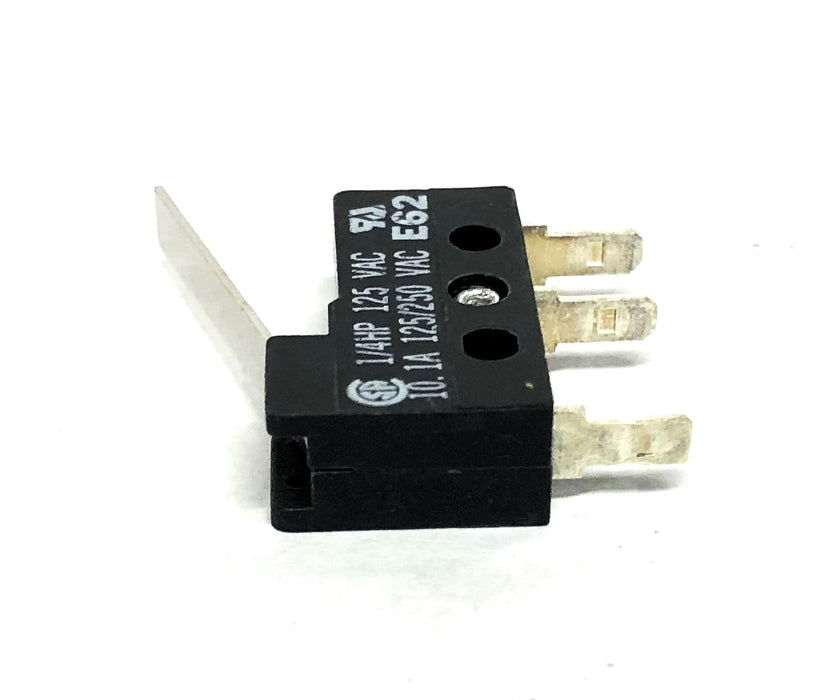 Cherry 10.1A 125/250VAC 1/4HP Micro Switch E62 [Lot of 2] NOS
