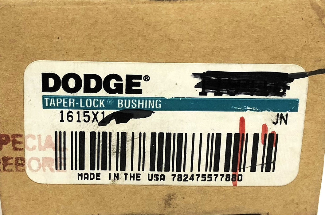 Dodge Stainless Steel Split Taper-Lock Bushing 1615X1 [Lot of 2] NOS