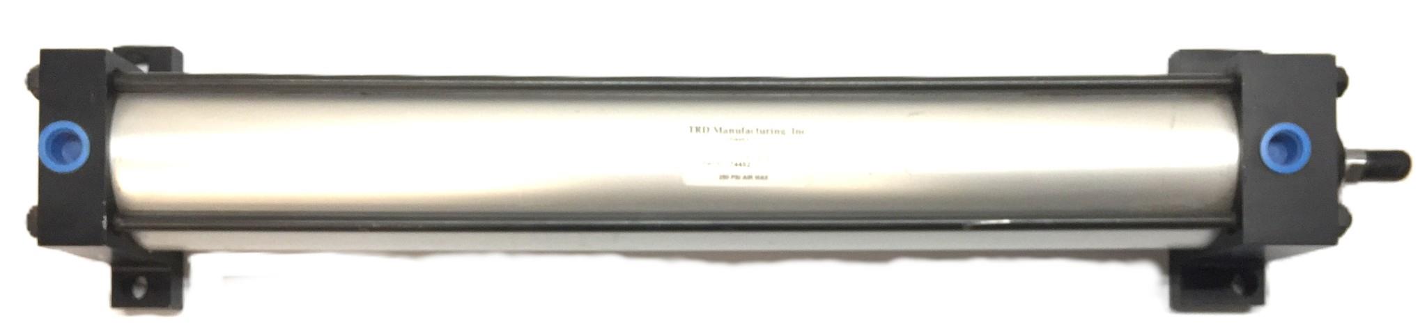 TRD/Bimba Pneumatic Cylinder 2.5 x 16 Bore/Stroke 250 psi Air Max 74452 NOS