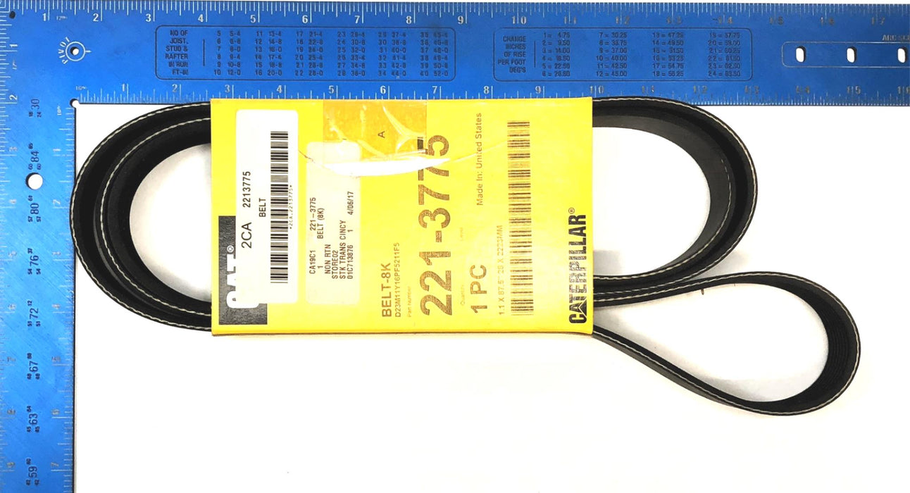 Caterpillar Serpentine Belt 221-3775 NOS