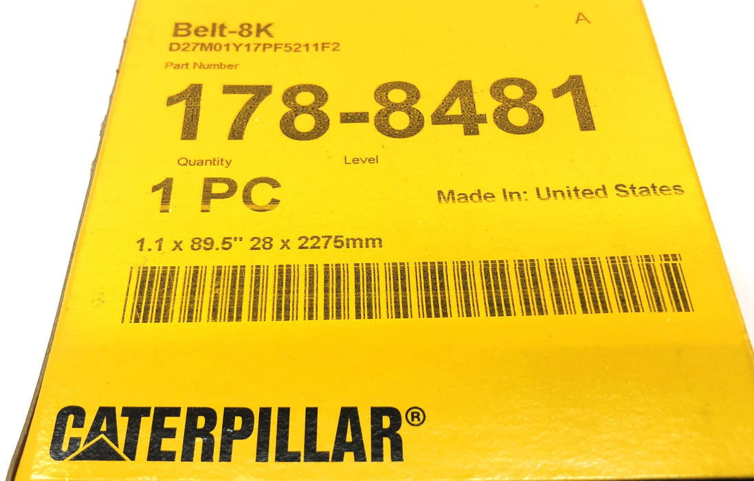 Caterpillar Serpentine Belt 178-8481 NOS