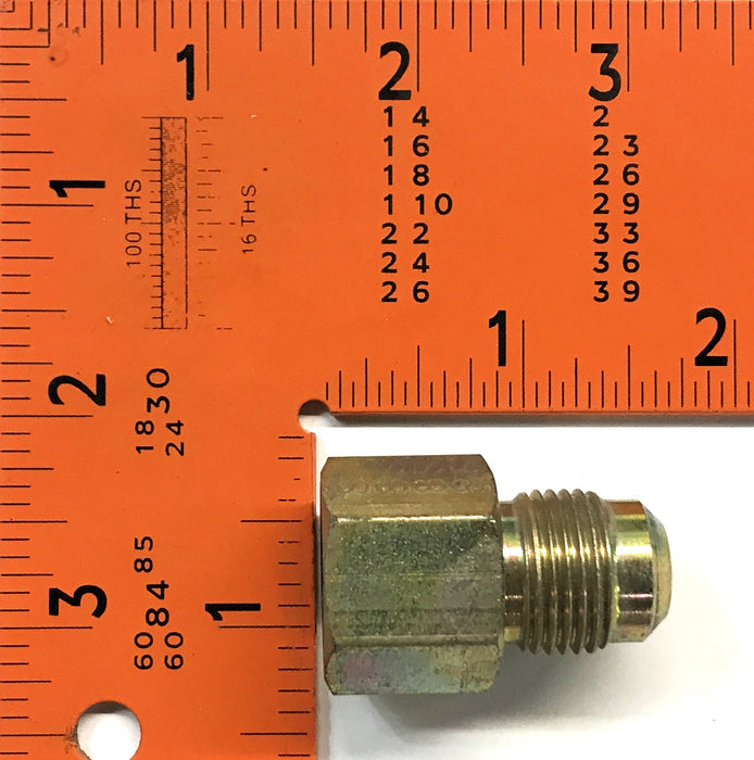 Unbranded Gas Line Fitting 3/8 x 7/10 [Lot Of 4] NOS
