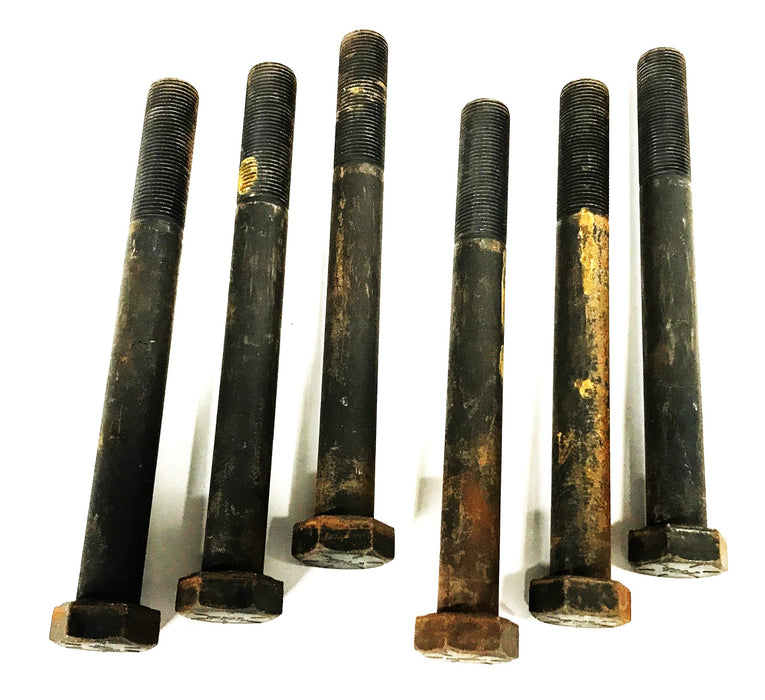 Unbranded 3/4 x 8 Partially Threaded Black Oxide Hex Bolt [Lot of 6] NOS