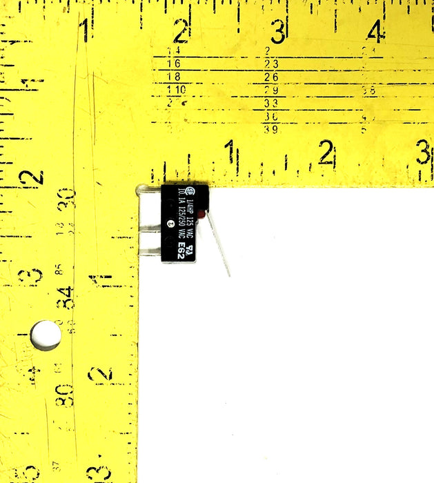 Cherry 10.1A 125/250VAC 1/4HP Micro Switch E62 [Lot of 2] NOS
