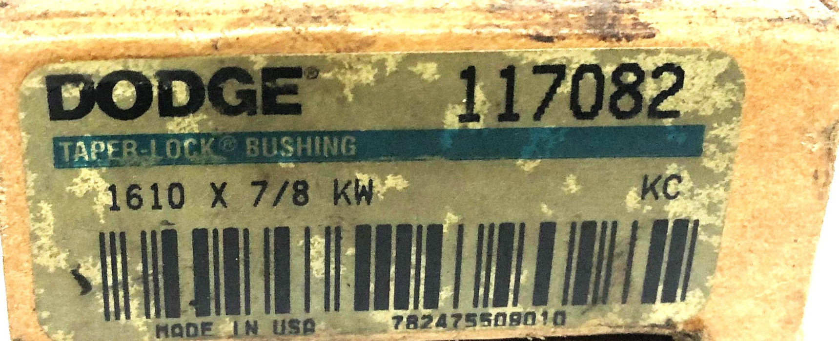 Dodge Split Taper-Lock Bushing 1610X7/8 KW (117082) [Lot of 3] NOS