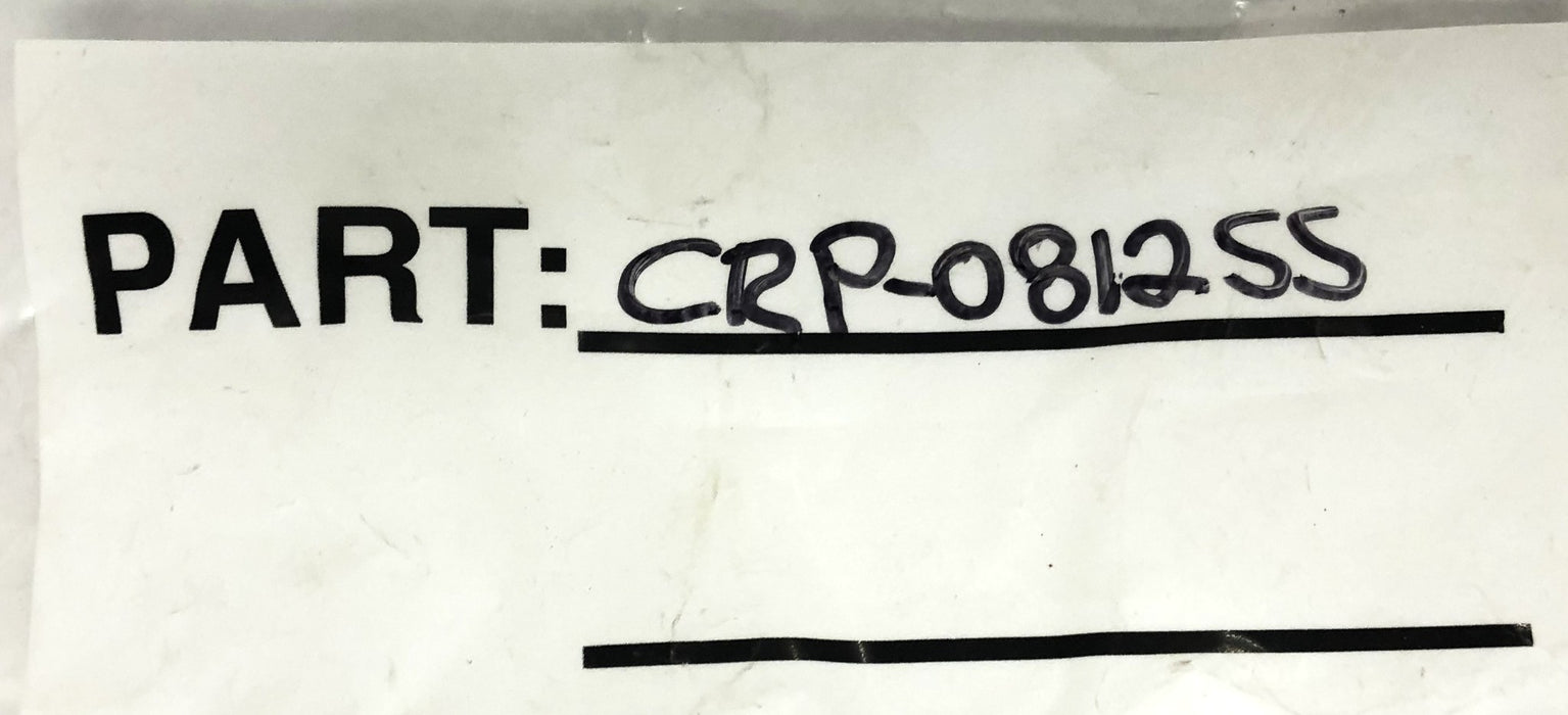 Unbranded 0.74x0.50 Inch Plast Roller Stub Shaft CRP-0812SS [Lot of 18] NOS