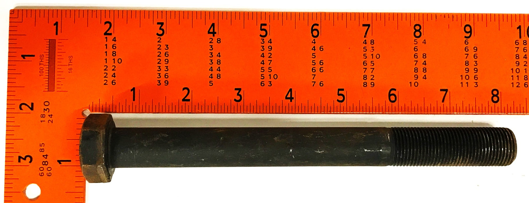 Unbranded 3/4 x 8 Partially Threaded Black Oxide Hex Bolt [Lot of 6] NOS