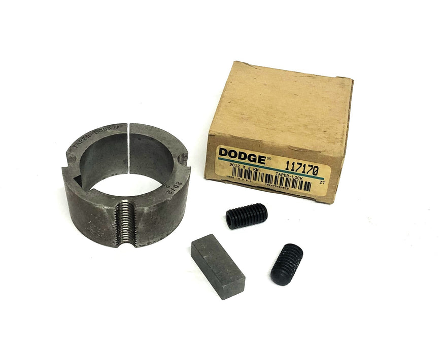 Dodge Split Taper-Lock Bushing 2012X2 KW (117170) NOS