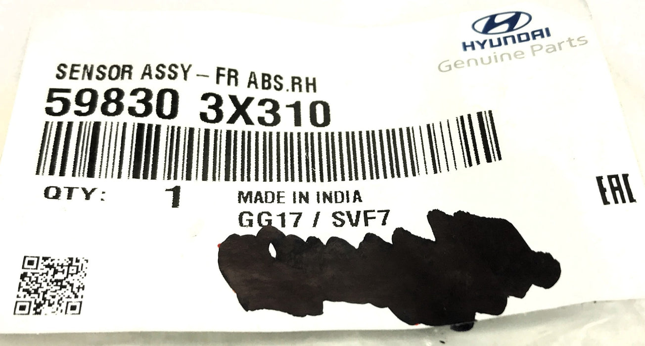 Hyundai RH Front ABS Sensor Assembly 59830-3X310 NOS