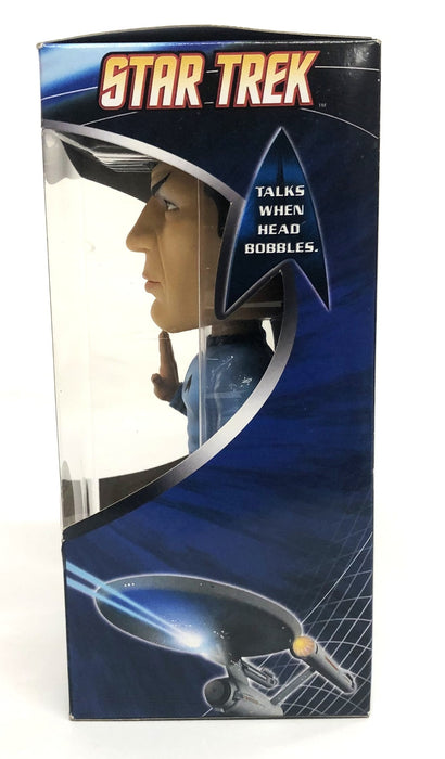 Funko 2009 Talking Wacky Wobbler Bobble-Head Star Trek Spock JJL 090307 NOS