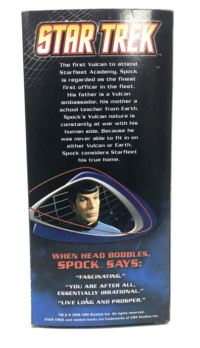 Funko 2009 Talking Wacky Wobbler Bobble-Head Star Trek Spock JJL 090307 NOS