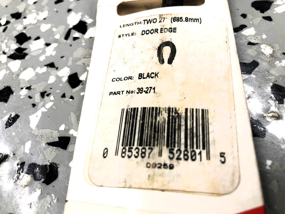 Protekto-Trim Pack of (2) 27" Black Door Edge Molding 39-271 [Lot of 2] NOS