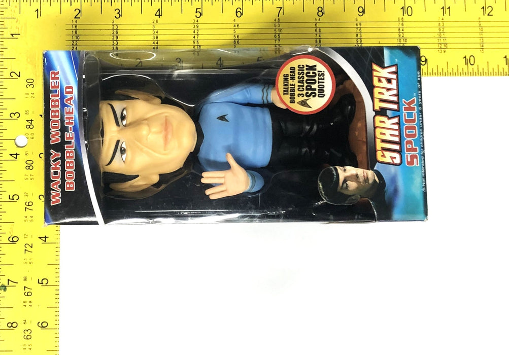 Funko 2009 Talking Wacky Wobbler Bobble-Head Star Trek Spock JJL 090307 NOS