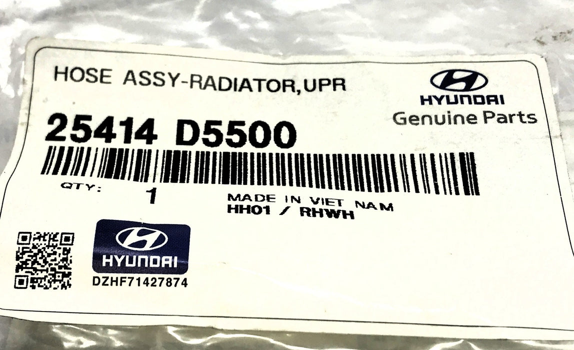 Hyundai Upper Radiator Hose 25414-D5500 NOS