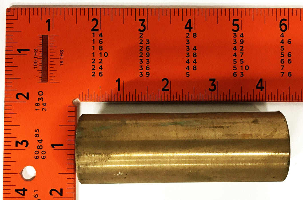 Unbranded 1-3/8 inch x 4 inch Brass Leaf Spring Eye Bushing [Lot of 4] NOS