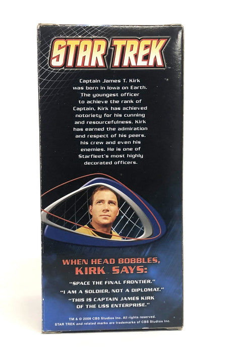 Funko 2009 Talking Wacky Wobbler Bobble-Head Star Trek Captain Kirk JJL090307NOS