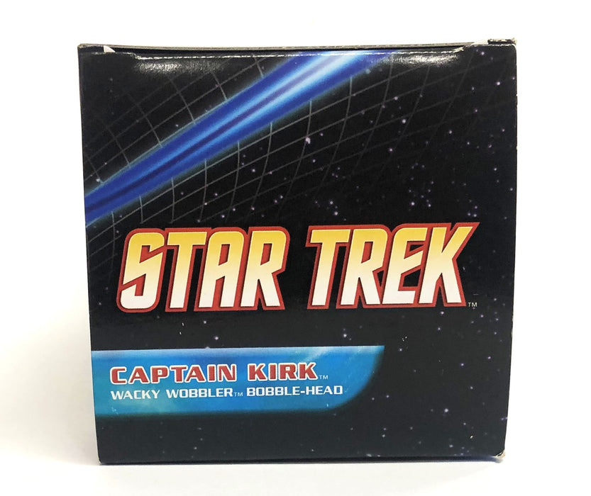 Funko 2009 Talking Wacky Wobbler Bobble-Head Star Trek Captain Kirk JJL090307NOS