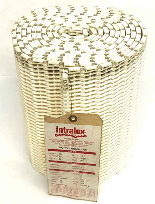 Intralox 16 Foot FG Style Conveyor Belt Series 900 NOS