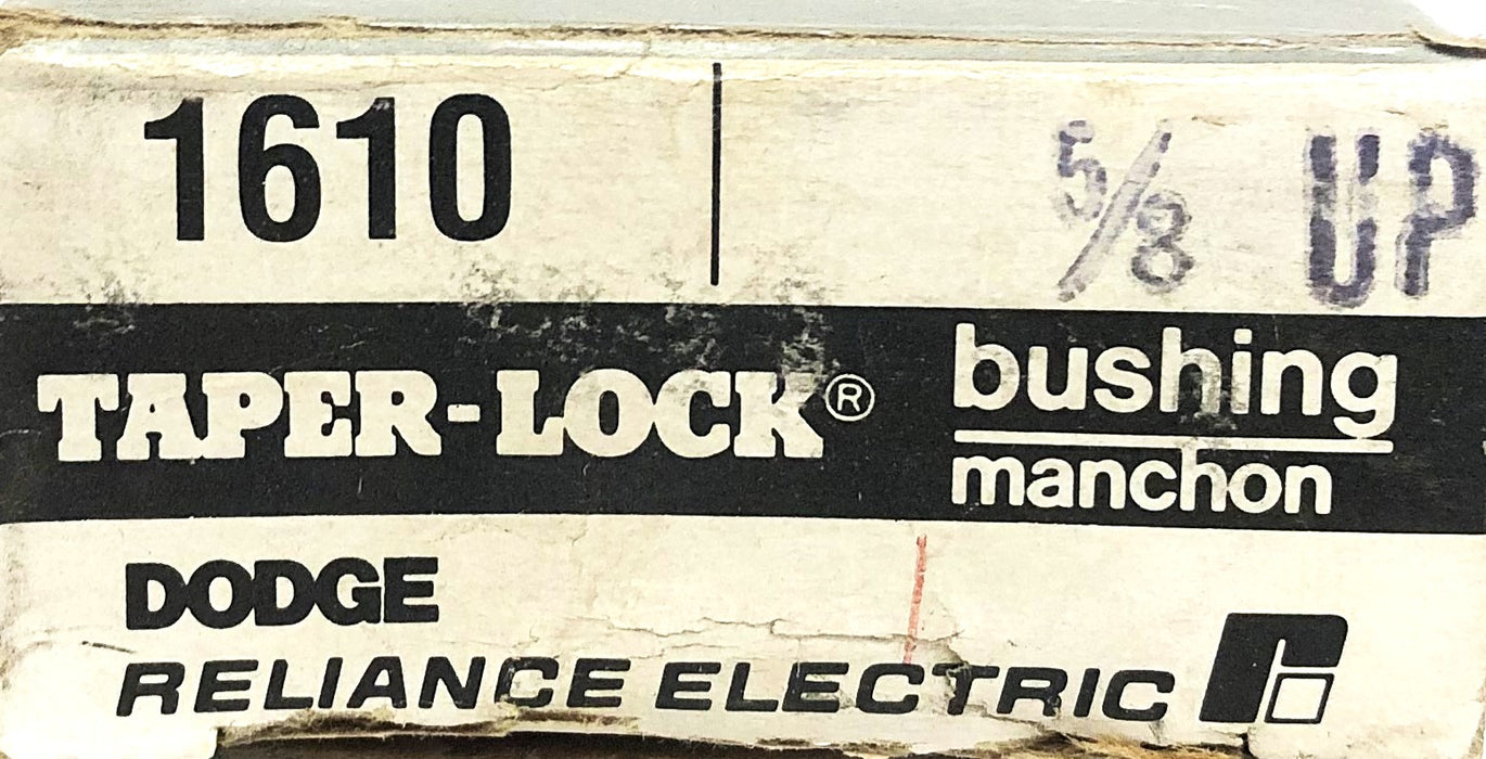 Dodge Taper-Lock Split Bushing 1610X5/8 [Lot of 2] NOS