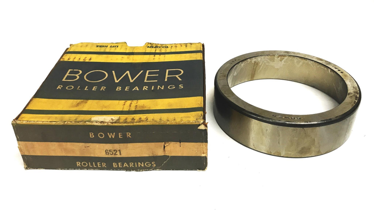 Bower Tapered Roller Bearing Cup 6521 NOS