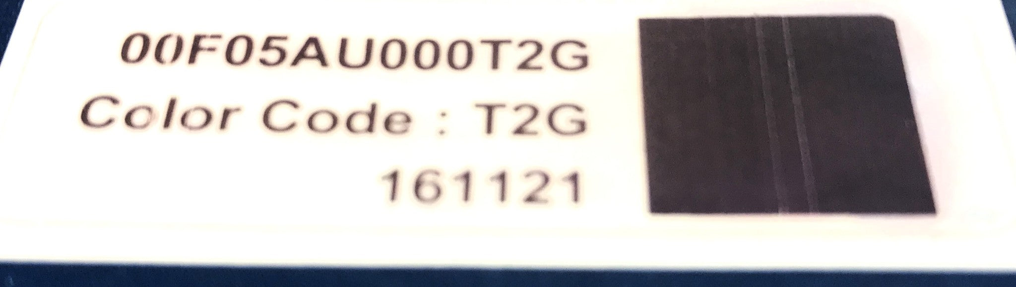Hyundai Color Code T2G Touch-Up Paint 00F05AU000T2G NOS