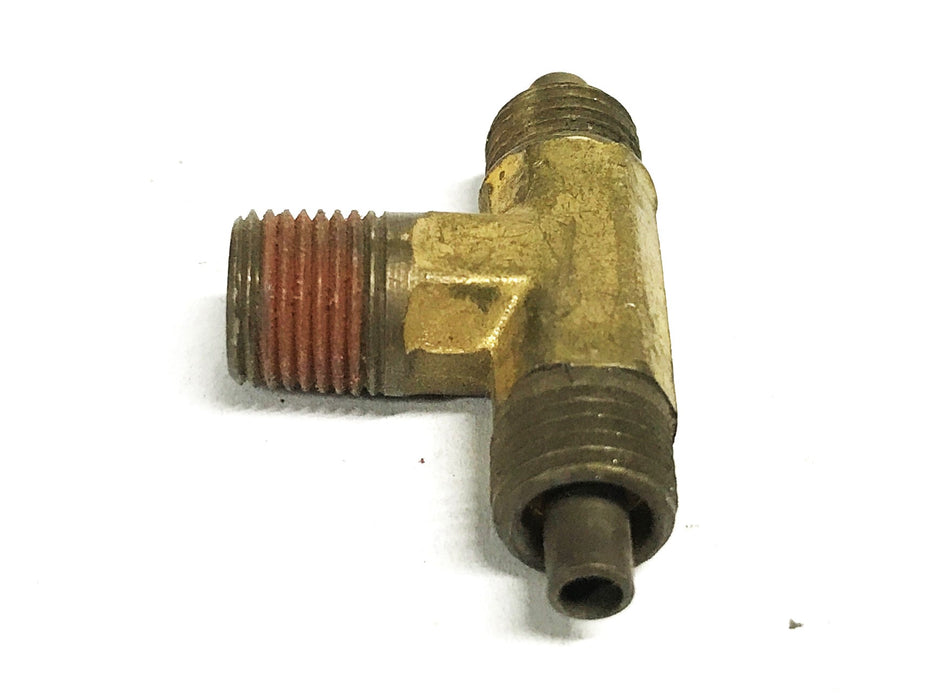 Unbranded Brass Tee 1/8 inch x 1/8 inch x 1/8 NPT Male [Lot of 9] USED