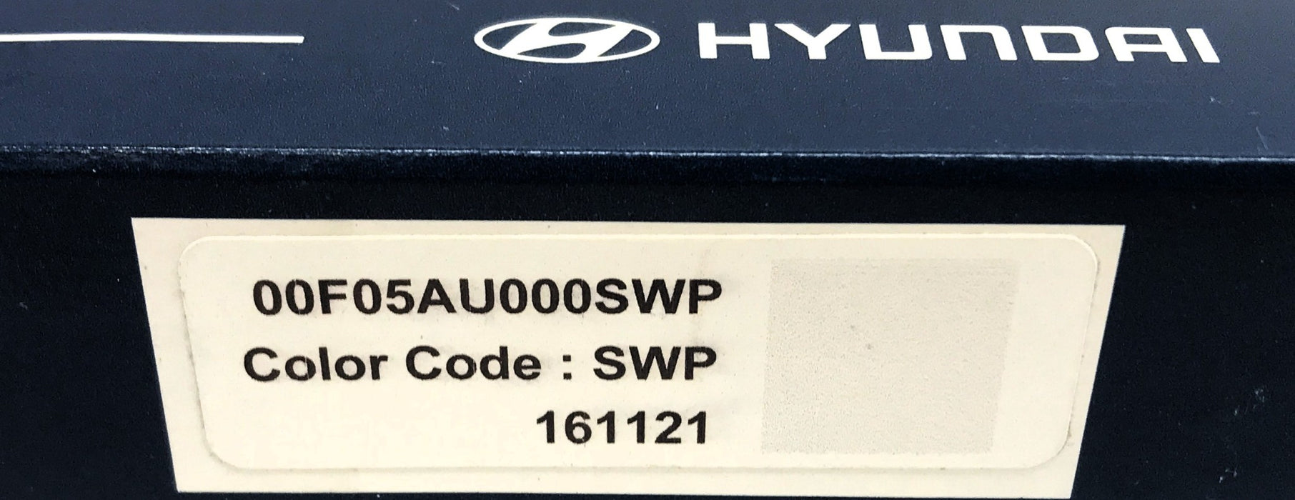 Hyundai Color Code SWP Touch-Up Paint 00F05AU000SWP NOS