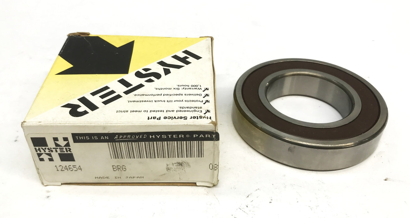 Hyster Single Seal Ball Bearing 124654 NOS