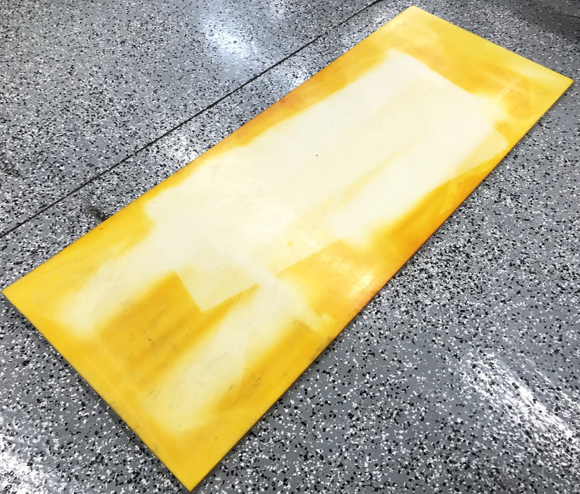 Unbranded 66 x 26 x 4 Inch Yellow Mat NOS