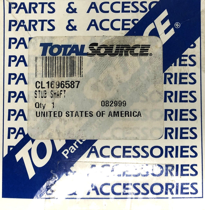 Total Source Stub Shaft Roller For Clark Forklift CL1696587 NOS