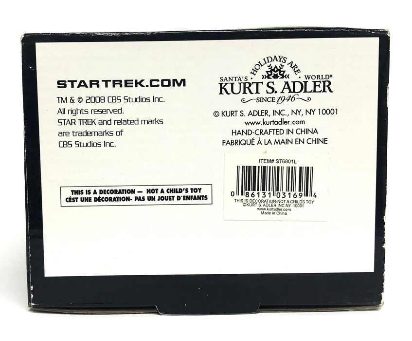 Kurt S Adler 2008 Star Trek Kirk Christmas Nutcracker ST6801L NOS