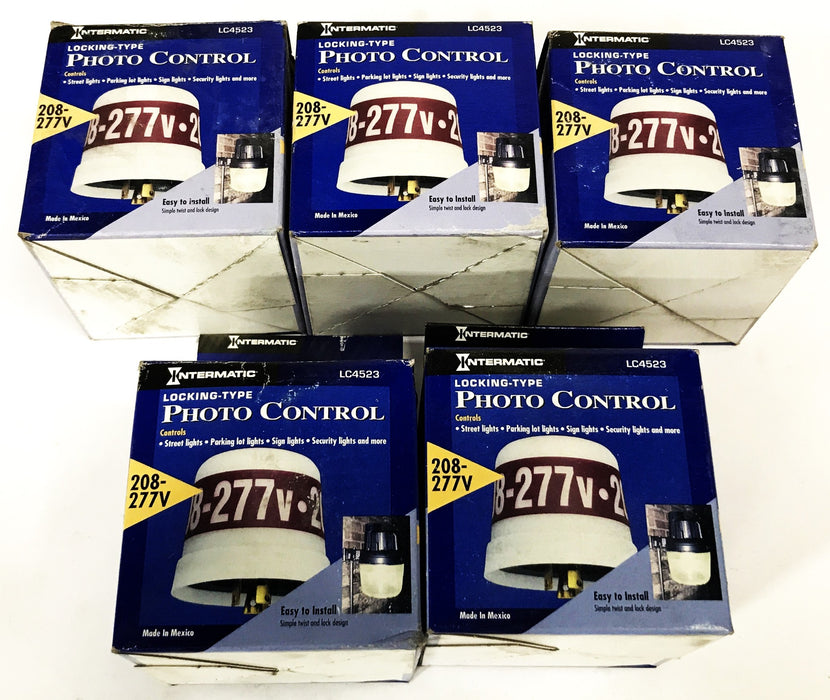 Intermatic Locking Type Photo Control LC4523 [Lot of 5] NOS