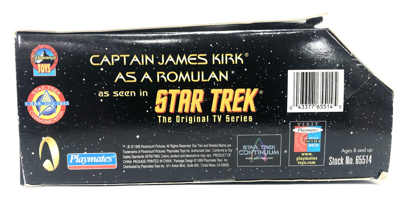 Playmates Star Trek Captain James Kirk As A Romulan Classic Edition 65514 NOS