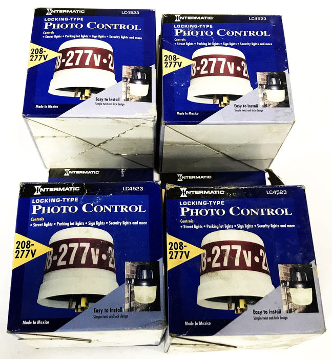 Intermatic Locking Type Photo Control LC4523 [Lot of 4] NOS