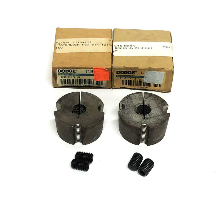 Dodge Taper-Lock Split Bushing 1210X1/2 KW (119191) [Lot of 2] NOS