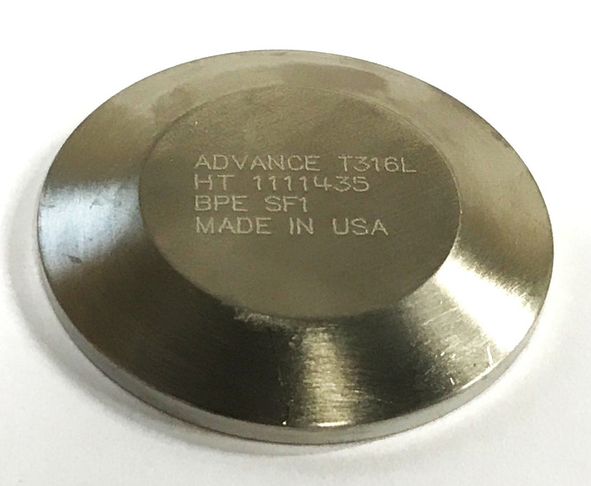 Advance Fittings A16AMP SF1 Stainless Steel Cap End 56003-007 T316L NOS