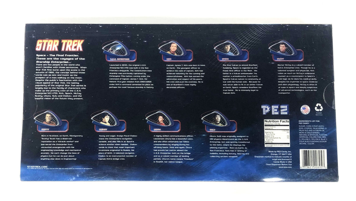 PEZ 2008 Limited Edition Star Trek Collector's Series 01/250000 NOS