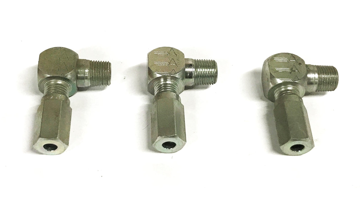 Eaton Aeroquip Stainless Steel 90 Degree 1/8 inch Elbow [Lot of 3] NOS