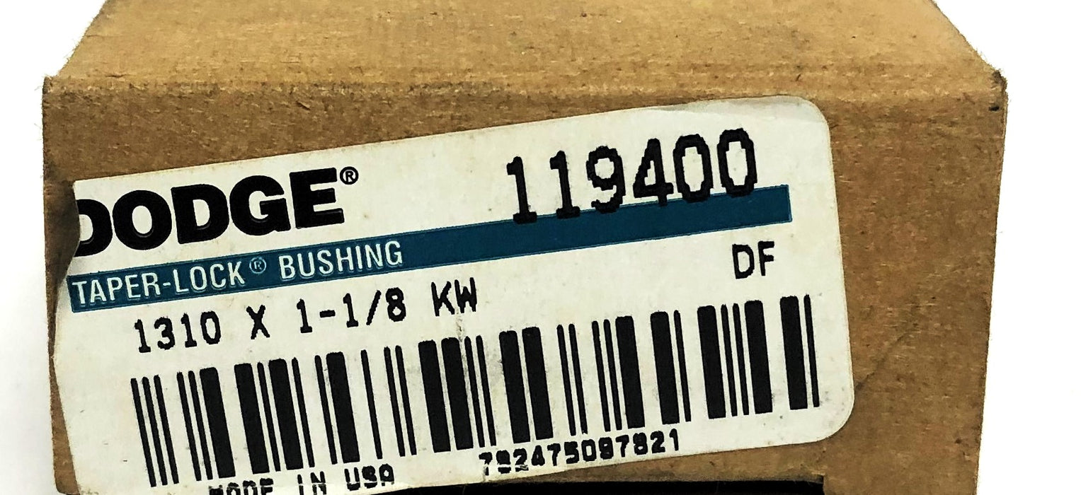 Dodge Taper-Lock Split Bushing 1310X1-1/8 KW (119400) [Lot of 3] NOS